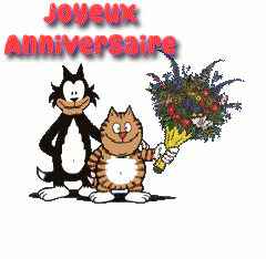 gif joyeux anniversaire chats