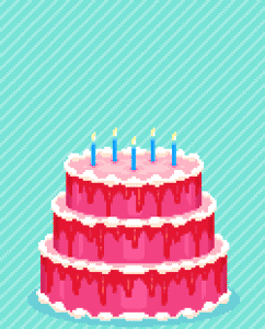 gif joyeux anniversaire fille gateau