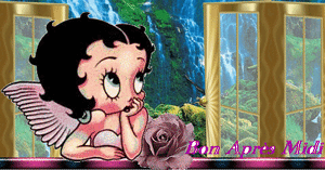 Gif animé bon après-midi Betty Boop
