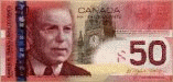 50 dollars canadien