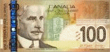 100 dollars canadien