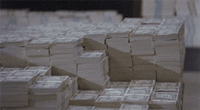 Gif animé tirelire remplie