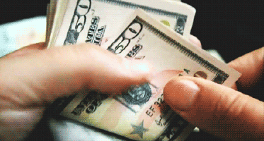 Gif animé billets