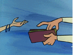Gif animé donner argent