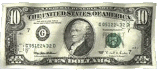 Gif animé 10 dollars