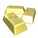 Gif animé lingots d'or