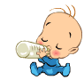 gif de petit bébé