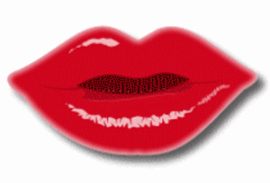 bisou rouge a levres