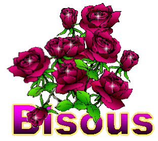 bisous bouquet de roses
