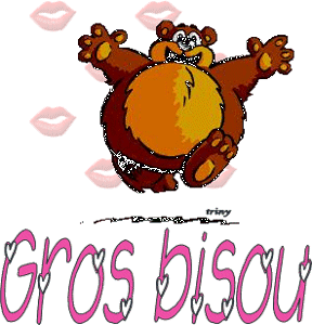 gros  bisous ours