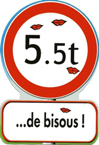 5.5 tonnes de bisous