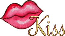 gif bisous kiss