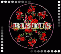 gif bisous roses
