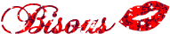 gif bisous rouge