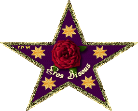 gif gros bisous étoile