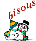gif bisou neige