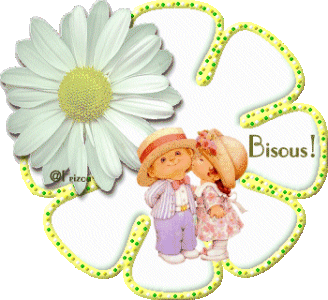gif bisous marguerite