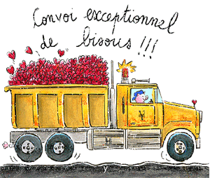 gif convoi exeptionnel de bisous