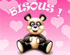 gif bisous panda