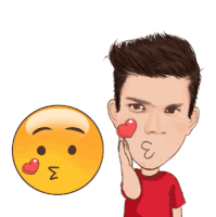 gif bisous emoji