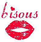 gif bisous bouche