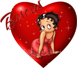 gif bisous coeur Berry Boop