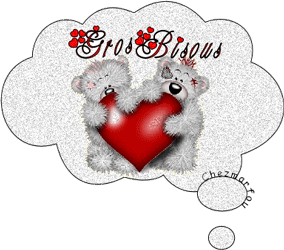 gif gros bisous ours