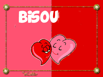 bisous coeurs