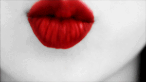 bisou rouge