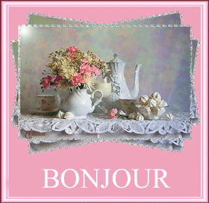 Gifs animés bonjour pastel