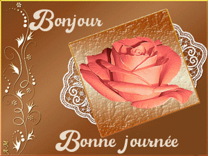 Gifs animés bonjour carte