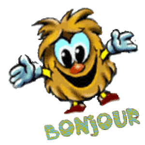 Gifs animés bonjour petit monstre