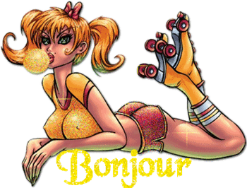 Gif animé bonjour cool