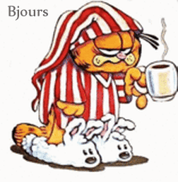 Gif animé bonjour mal levé