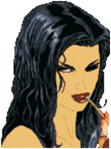 Gif animé bonjour clin d'oeil