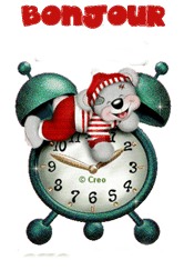 Gif animé bonjour reveil