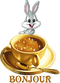 Gif animé bonjour Bunny
