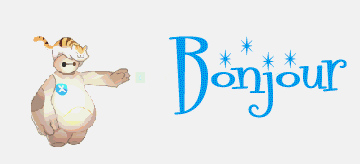 Gif animé bonjour étoile