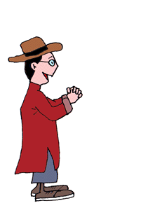 Gif animé bonjour courbé