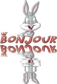 Gif animé bonjour Bunny