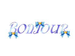 Gif animé bonjour