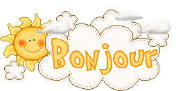 Gif animé bonjour soleil