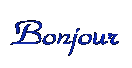 Gif animé bonjour