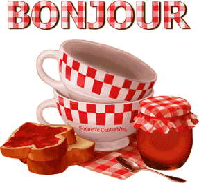 Gif animé bonjour