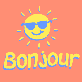 Gif animé bonjour