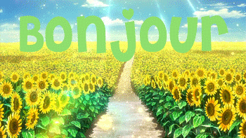 gif animé bonjour à télécharger