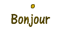 Gif animé bonjour