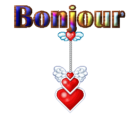 Gif animé bonjour