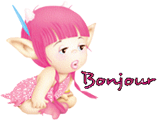 Gif animé bonjour