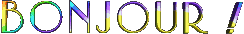 Gif animé bonjour